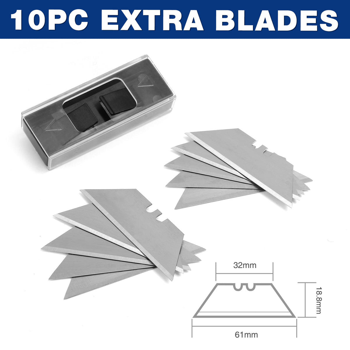 WORKPRO Quick Change Blade Folding Utility Knife Set