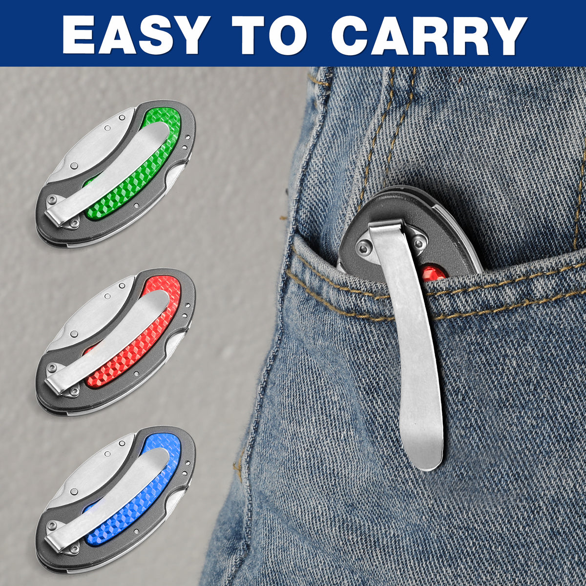 WORKPRO Quick Change Blade Folding Utility Knife Set