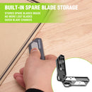 WORKPRO Ceramic Blade Magnetic Safety Cutter Includes 2 Blades, Gray
