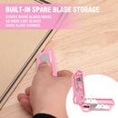 WORKPRO Ceramic Blade Magnetic Safety Cutter Includes 2 Blades, Pink