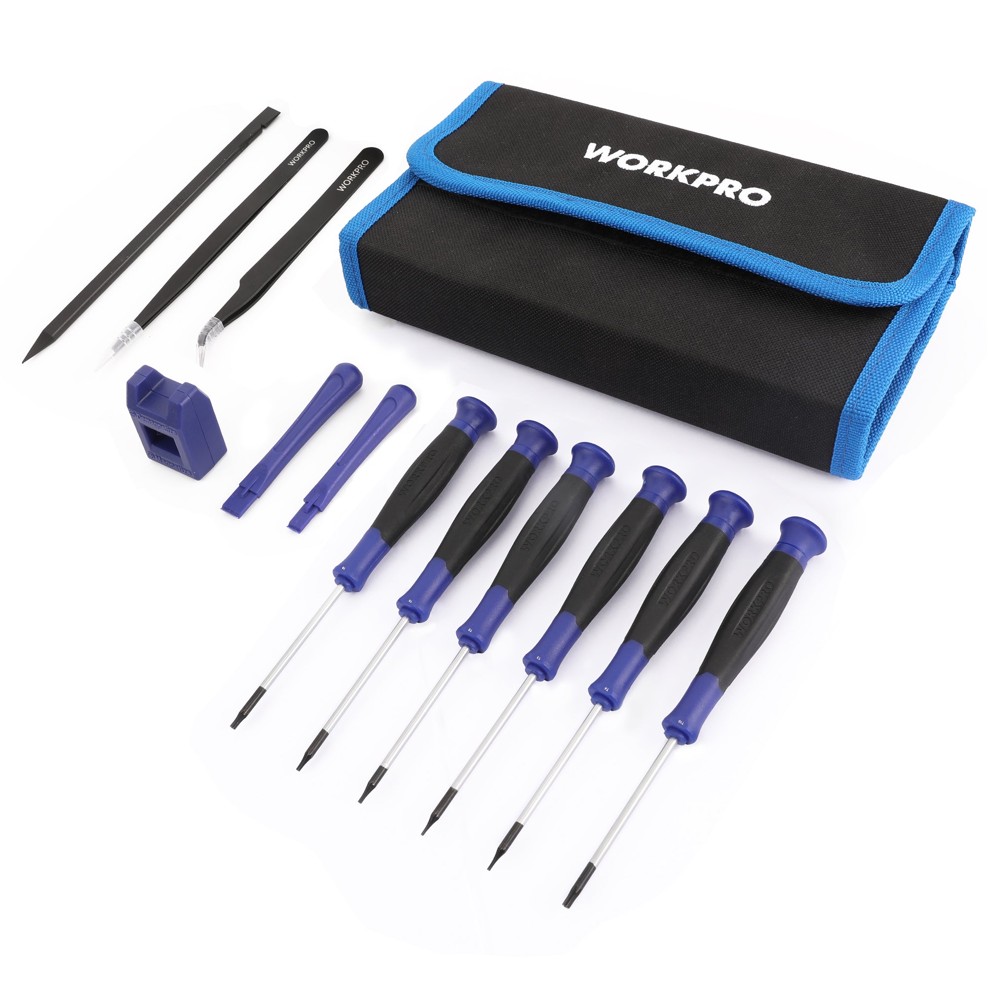 WORKPRO 12 in 1 Torx screwdriver set with security bits, innovation quality and durable secure magnetic tools