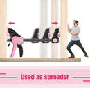 WORKPRO 6-Pack Bar Clamps for Woodworking, 4PC 6" & 2PC 12" Wood Clamp Set with 150 lbs Load Limit - Pink Ribbon