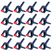 WORKPRO Spring Clamp Set, 16-Piece 3-3/8" Nylon Spring Clamp with Adjustable Jaw Pads and High-strength Spring for Woodworking, Photography Backdrops and DIY Projects