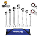 WORKPRO 7-Piece 3-in-1 Reversible Ratchet Wrench Set