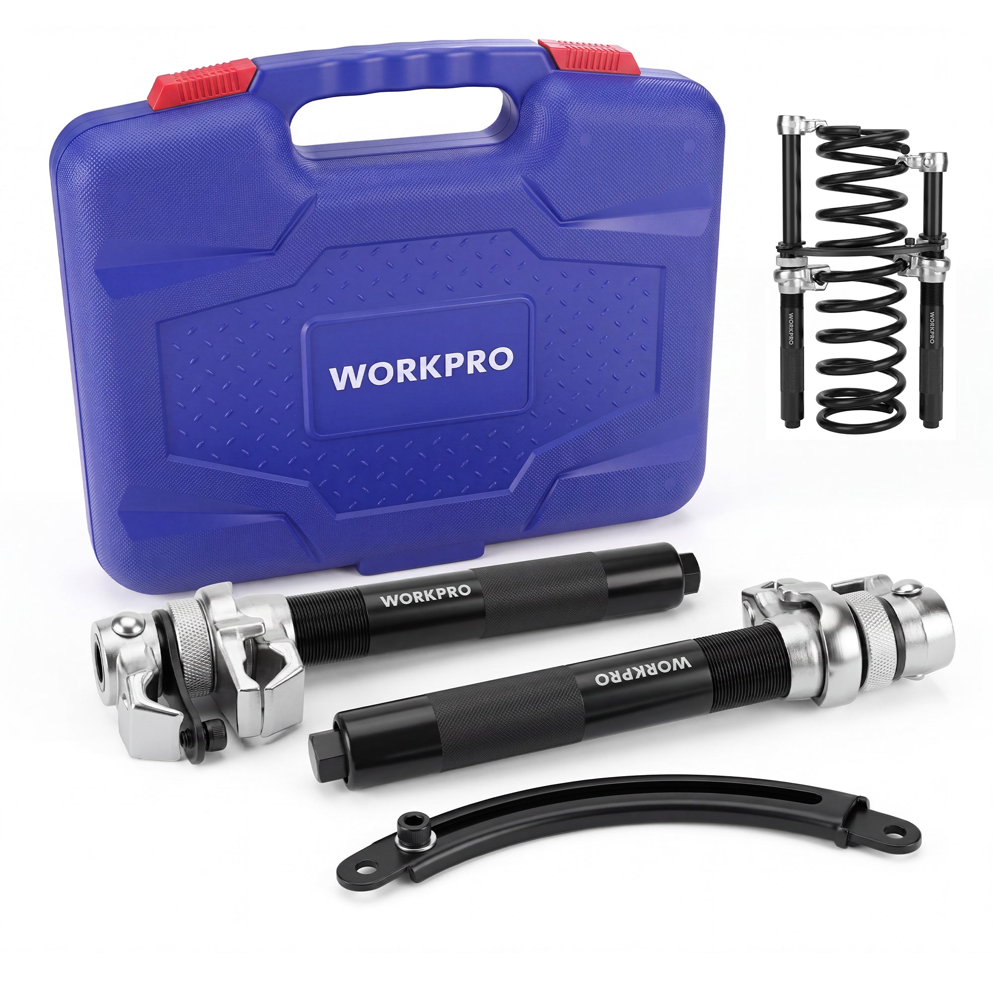 WORKPRO 2-Piece Heavy Duty Coil Spring Compressor Tool Set, 2200LB Capacity