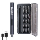 WORKPRO Mini Electric Screwdriver, 20 in 1 Electric Precision Screwdriver with Magnetizer and S2 Steel Bits, Max 4.0V Magnetic Rechargeable Cordless Screwdriver Kit for Phone, Camera, Laptop