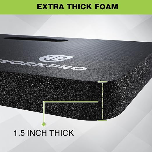 WORKPRO 2-Pack Extra Thick Kneeling Pad for Gardening, Bathing Baby & Workout Supplies