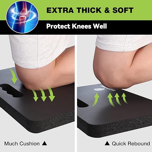 WORKPRO 2-Pack Extra Thick Kneeling Pad for Gardening, Bathing Baby & Workout Supplies