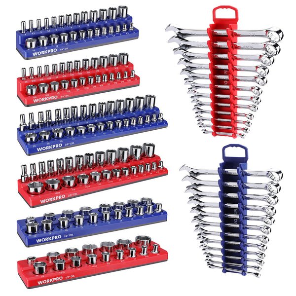 thumbnail image 2 of Universal Magnetic Wrench Tray – 9" SAE/Metric Socket Organizer – Toolbox Holder – ATB 2 of 5