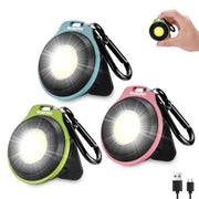 Workpro COB keychain work light innovation quality high-quality rechargeable mini flashlight with secure carabiner clip