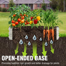 WORKPRO 4x2x1ft Galvanized Raised Garden Bed Set, Rust & Corrosion Protection, Easy Assembly, Safe Edge, Ideal for Vegetables & Flowers, White, 1 Pc