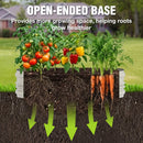 WORKPRO 4x2x1ft Galvanized Raised Garden Bed Set, Rust & Corrosion Protection, Easy Assembly, Safe Edge, Ideal for Vegetables & Flowers, White, 2 Pcs