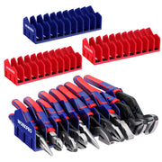 WORKPRO 4-Pack Plier Organizer Rack, Pliers Holder and Cutter Organizers with Non-Slip Rubber Base, 40-Slot Tool Box Organizer, Tool Drawer Organizer, Tool Storage, Plier Rack (Pliers Not Included)