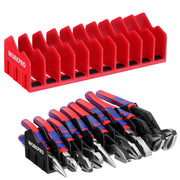 WORKPRO 2-Pack Plier Organizer Rack, Pliers Holder and Cutter Organizers with Non-Slip Rubber Base, 20-Slot Tool Box Organizer, Tool Drawer Organizer, Tool Storage, Plier Rack (Pliers Not Included)