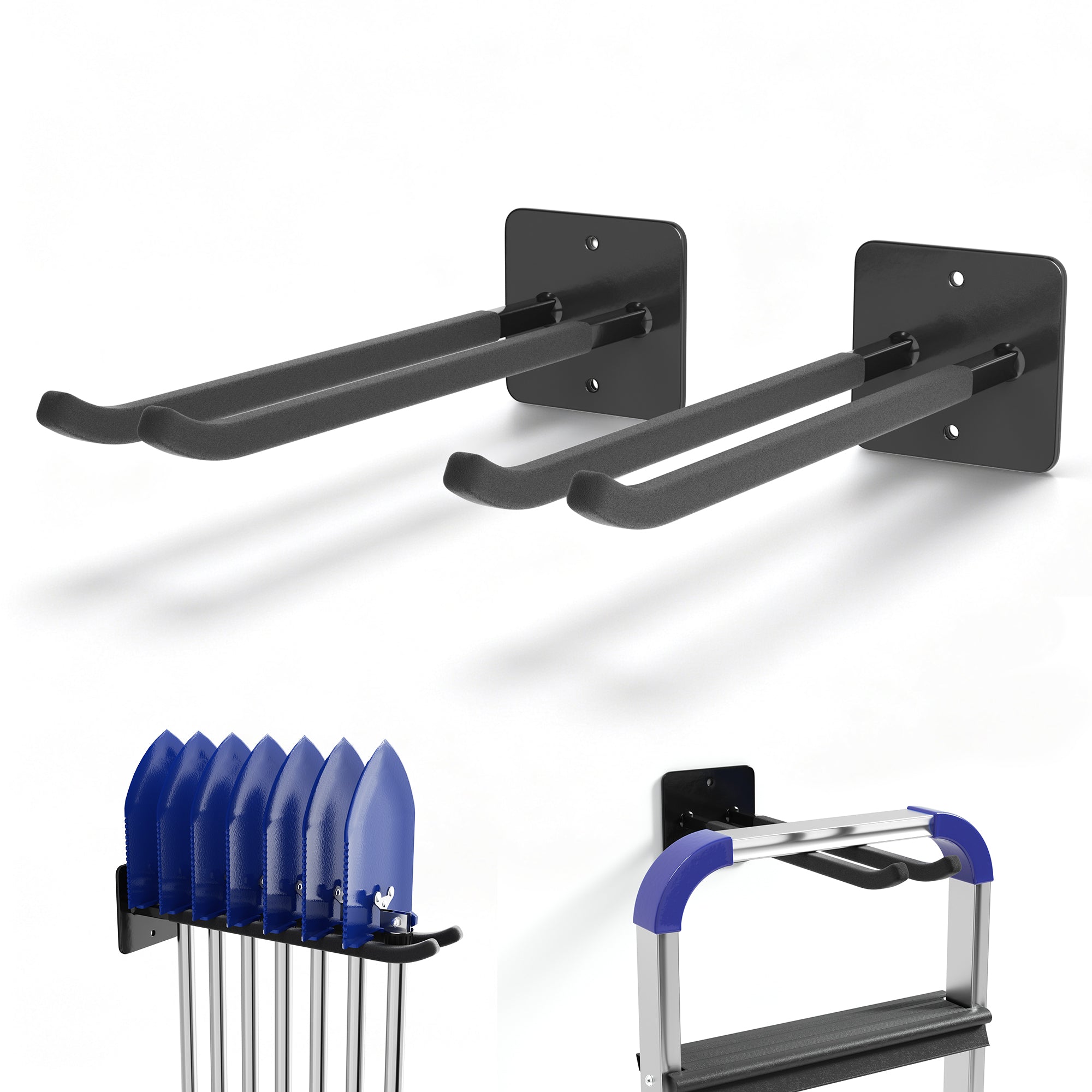WORKPRO Heavy Duty Garage Storage Hooks Tool Organizers 2 Pack