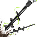 WORKPRO 2-Piece Auger Drill Bit, 1.6"x9" and 3"x12" Garden Auger Spiral Drill Bit for 3/8" Hex Drive Drill, Hole Digger