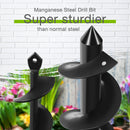 WORKPRO 2-Piece Auger Drill Bit, 1.6"x9" and 3"x12" Garden Auger Spiral Drill Bit for 3/8" Hex Drive Drill, Hole Digger