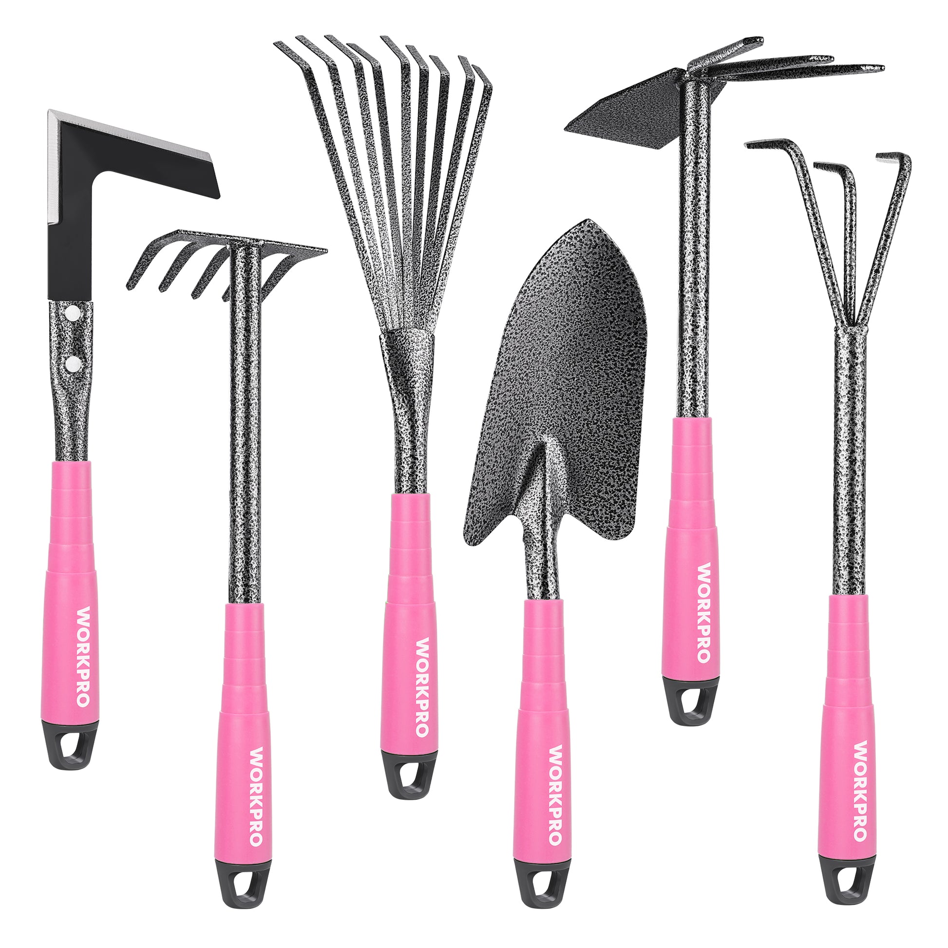 WORKPRO 6-piece garden hand tool set with innovation, quality, and durable heavy-duty trowel and rake tools
