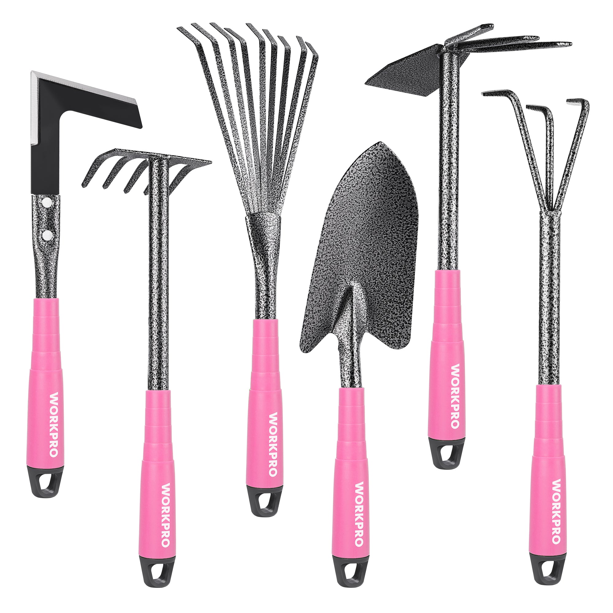 WORKPRO 6-piece garden hand tool set with innovation, quality, and durable heavy-duty trowel and rake tools