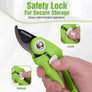 WORKPRO 2 Pack Garden Pruning Shears, 6.9" Bypass & Straight Shears, Premium Gardening Clippers