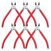 WORKPRO 6 Pack Wire Cutters, 6 Inch Precision Flush Cutters, Side Cutters