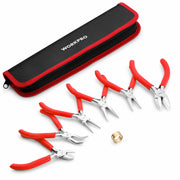WORKPRO Jewelry Pliers Set, 7-Piece Jewelry Making Tools Kit with Pouch