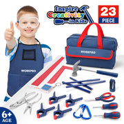 WORKPRO 23 Pcs Tool Sets with Storage Bag Hand Tools for Home DIY&Woodworking