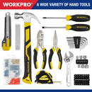 WORKPRO 12V Cordless Drill, Power Tool Set for Home, 177 Pieces Combo Kit with 14-inch Storage Bag and 2000mAh Lithium-Ion Battery & Charger (Yellow)