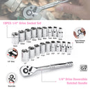 WORKPRO 258PCS / 284PCS Complete Household Tool Set - Pink Ribbon