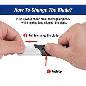 WORKPRO EDC folding utility knife with stainless steel construction, durable quality, secure axis lock, convenient carry