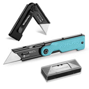 WORKPRO folding utility knife with G10 handle, innovation quality and secure durable convenient design