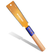 WORKPRO 6 inch Japanese pull saw with quality innovation, durable SK5 blade, and non slip beech handle