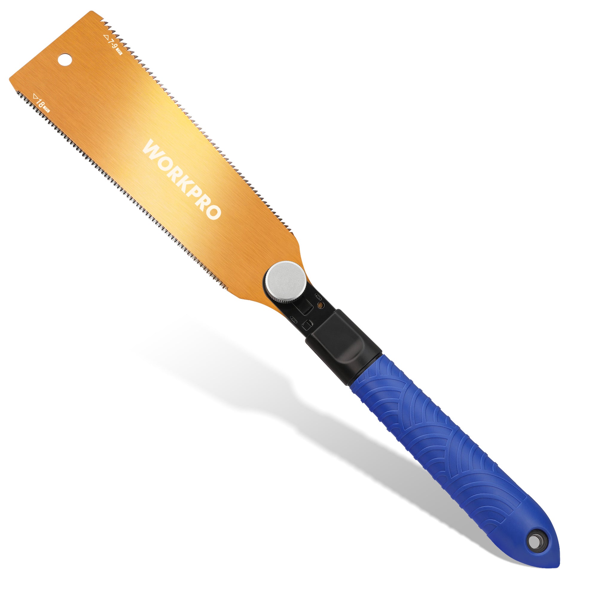 WORKPRO 8 inch Japanese pull saw with quality innovation, durable SK5 blade and non slip TPR handle