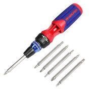 WORKPRO 12-in-1 Ratcheting Multi-Bit Quick-load Mechanism Screwdriver