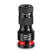 WORKPRO 38-inch square to 14-inch hex quick release adapter with innovation quality high-quality secure durable grip