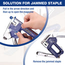 WORKPRO 3-in-1 Heavy Duty Staple Gun Kit with 1500 Staples & Remover
