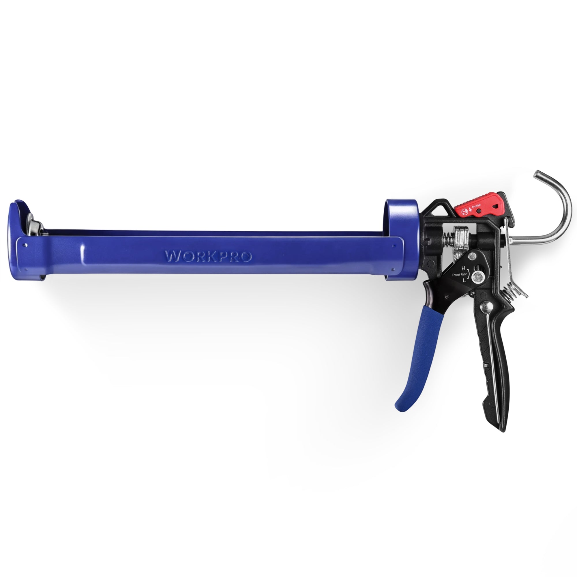 WORKPRO 29 oz Caulking Gun, Caulk Gun with Adjustable 9:1&18:1 Thrust Ratio