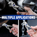 WORKPRO 4" Mini Adjustable Pliers Wrench, Parallel Jaws, Anti-Rust Coating, Compact Tool for Tight Spaces, Silver