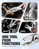 WORKPRO 4-Inch Slip Joint Pliers, Adjustable Two-Position Jaw, Anti-Rust Coating, Compact Pocket Size for Tight Spaces