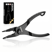 WORKPRO 4.5 Inch Long Nose Slip Joint Pliers, High-Toughness Alloy Steel Adjustable Pliers with Two-Position Smooth Switch, Anti-Rust Coating, Small Pliers for Tight Spaces & Versatile Use