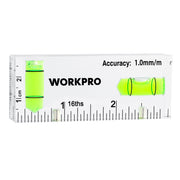 WORKPRO small level tool with green acrylic body, innovation quality, 1.0mm per meter accuracy