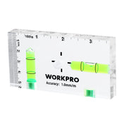 WORKPRO Small Level 3-34 inch mini level tool with green acrylic bubbles for picture hanging, innovation quality secure