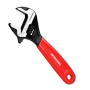 WORKPRO 6-Inch Compact Adjustable Wrench, Wide Jaw Cr-V steel Wrench