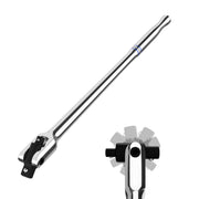 WORKPRO Dual Drive Breaker Bar 38 and 12 drive in chrome vanadium steel with secure durable innovation