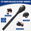 WORKPRO 65PCS 1/2” Drive Impact Socket Set,  SAE&Metric Deep & Shallow Kit