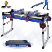 WORKPRO Miter Saw Stand 4-in-1 Portable Workbench with Detachable Miter Saw Stand & Height Adjustable Legs