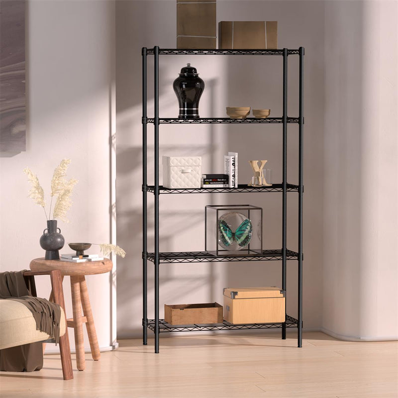 WorkPro 5-Tier Wire Shelving Unit, 36”W x 14”D x 72”H Metal Storage Shelves Rack, Heavy Duty Utility Shelving, 1750 lbs Load Capacity (total)