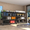 WORKPRO 4-Tier Metal Garage Shelving Unit, 68"W x 24"D x 65"H, 7200 LBS Capacity, Heavy Duty Industrial Adjustable Shelves