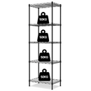 WORKPRO 5-Tier Metal Storage Shelving, 17-3/8"W x 11-1/2"D x 51-1/2"H, 550 LBS Load Capacity