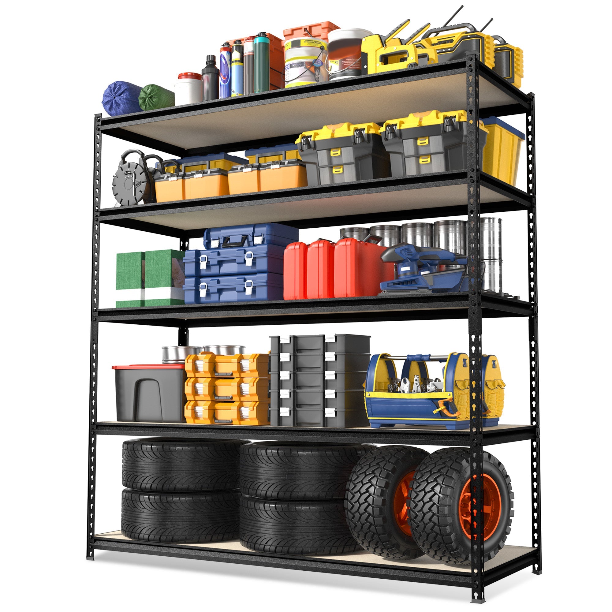 WORKPRO 5-Tier Metal Shelving Unit, 48